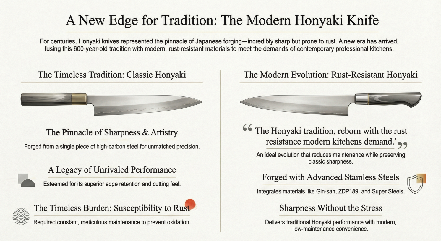 A New Edge for Tradition: The Modern Honyaki Knife