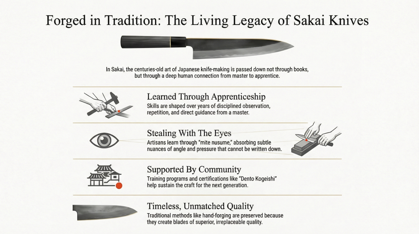 Passing the Flame: How Sakai’s Knife Heritage Lives Through Human Connection