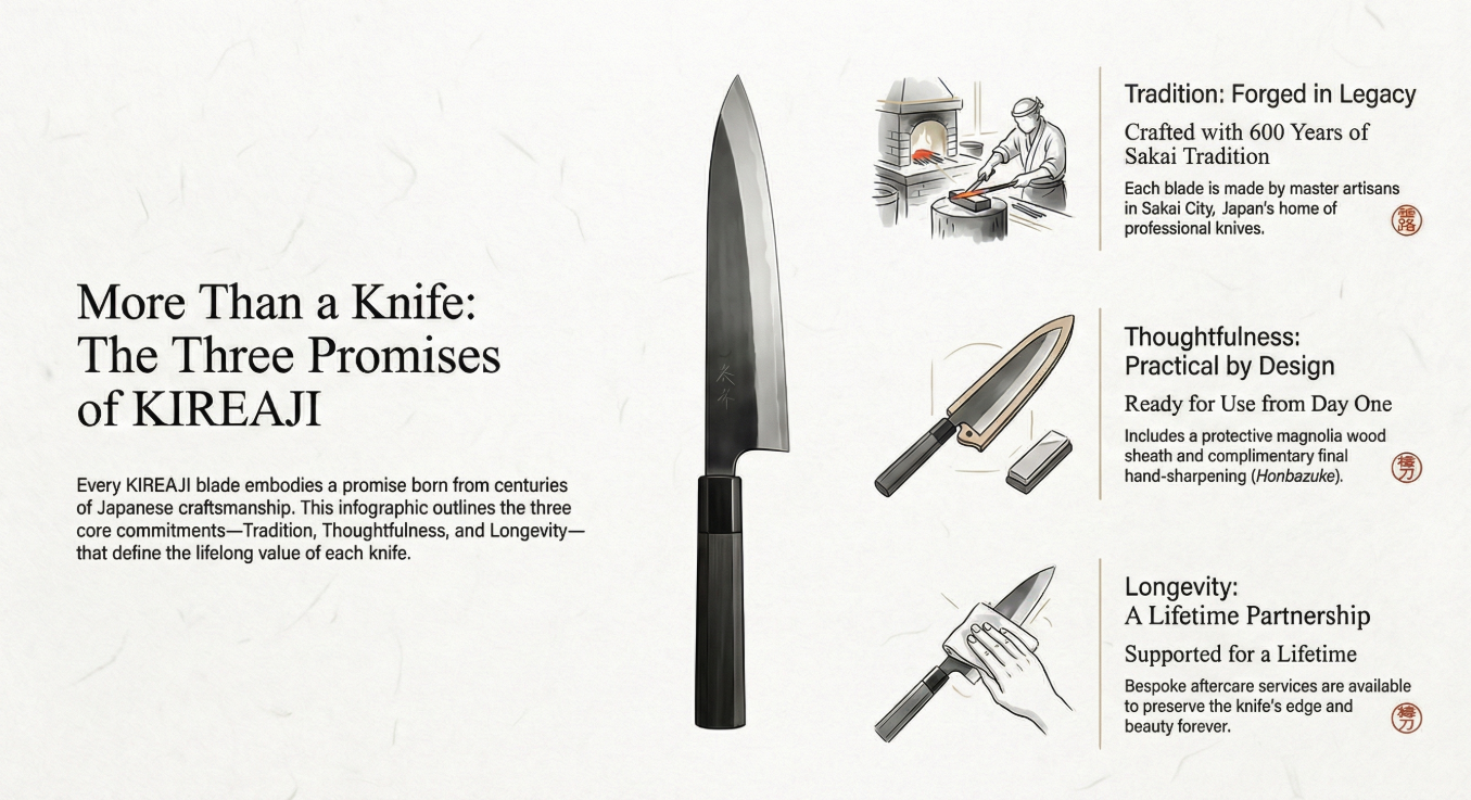 More Than a Knife The Three Commitments of KIREAJI