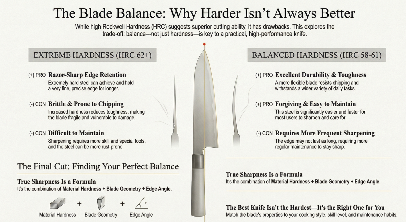 Hardness Isn’t Everything: Finding the Sweet Spot for Real-World Knife Performance