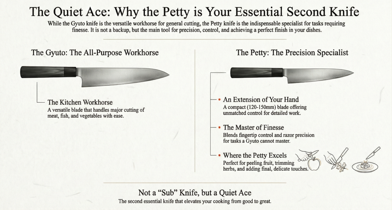 The Petty Knife: The Quiet Ace That Perfects Your Cooking