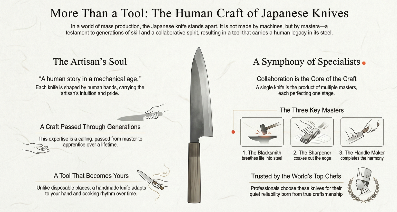 More Than a Tool: The Human Craft of Japanese Knives