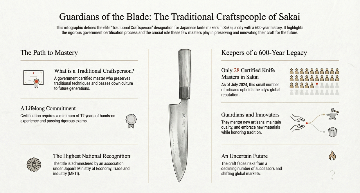 The Keepers of Craft: Sakai’s Elite Masters Who Preserve Japan’s Blade Heritage