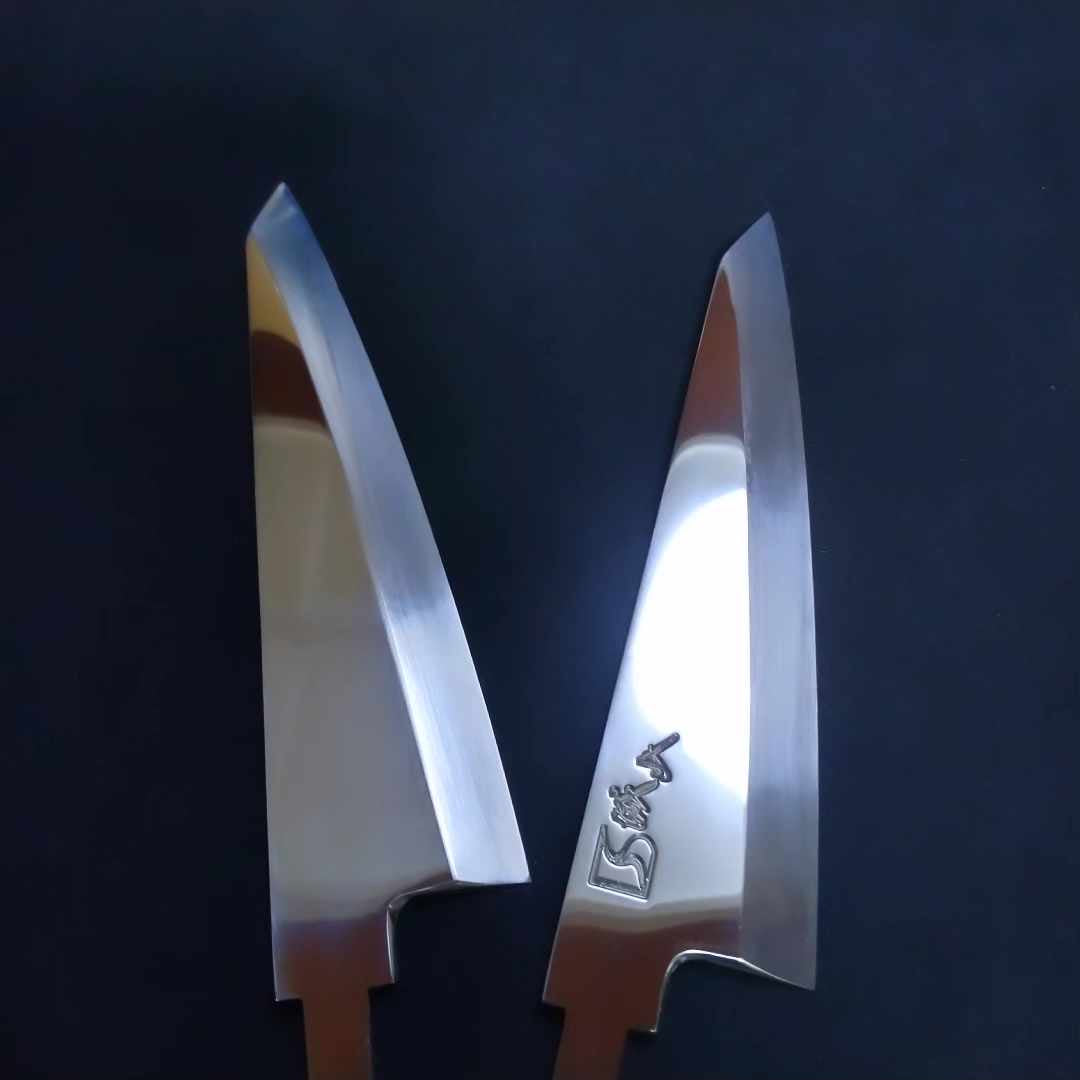 Super-Steel-Honyaki-Garasaki-150mm-Mirror-Polished-both-sides