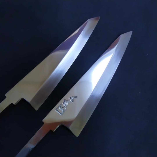 Super-Steel-Honyaki-Garasaki-180mm-Mirror-Polished-both-sides