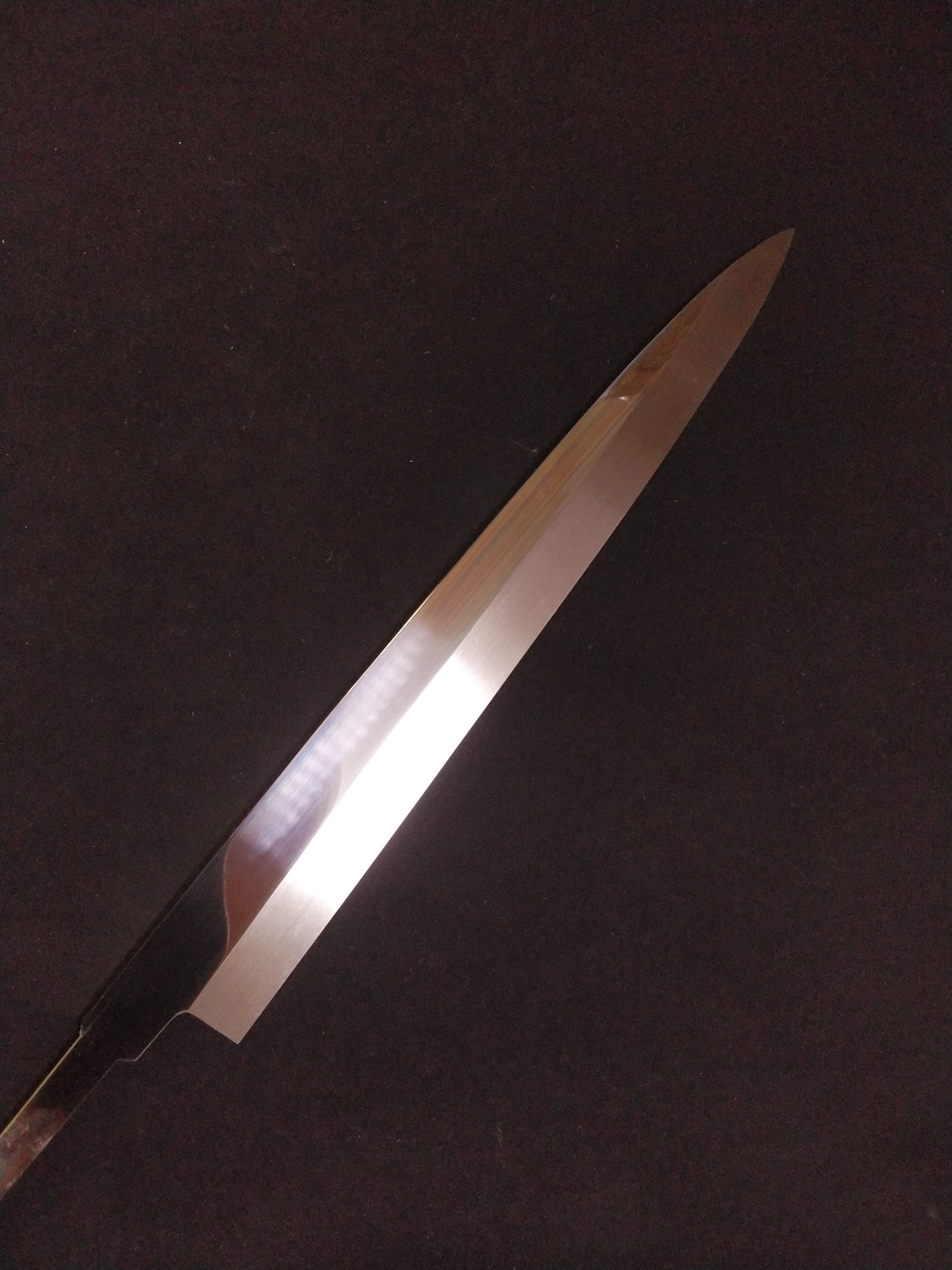 Super-Steel-Honyaki-Yanagiba-300mm-Mirror-Polished-one_side