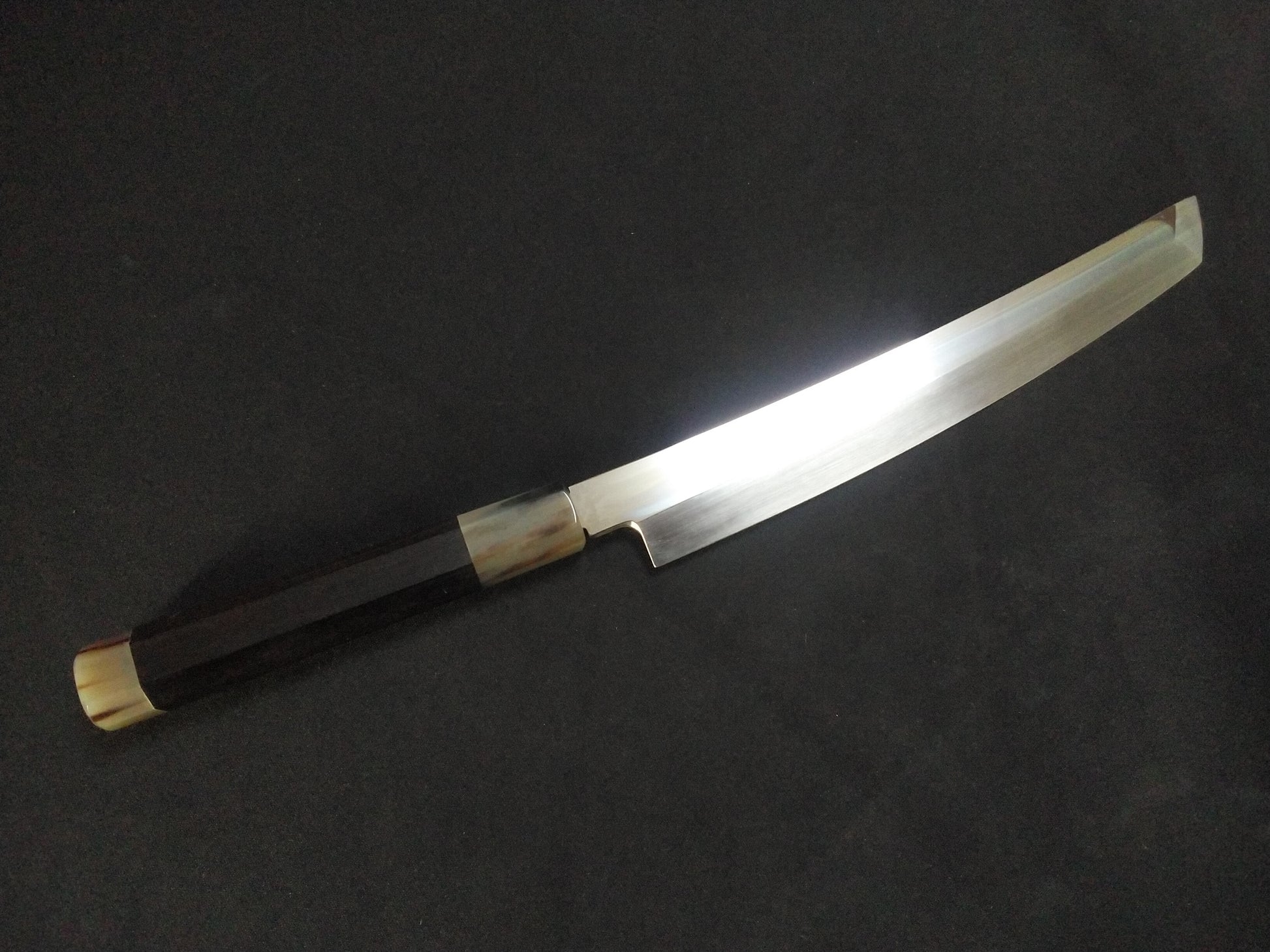 Japanese Knife Yanagiba(Sakimaru) Super Steel(Honyaki)