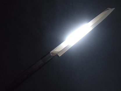 Super Steel (Honyaki)  Fuguhiki  270mm-Mirror Polished (one side)