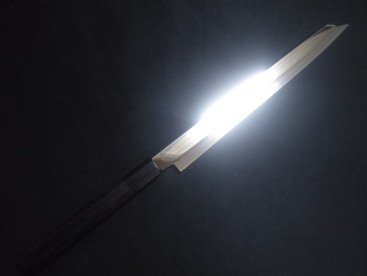Super Steel (Honyaki)  Fuguhiki  270mm-Mirror Polished (one side)