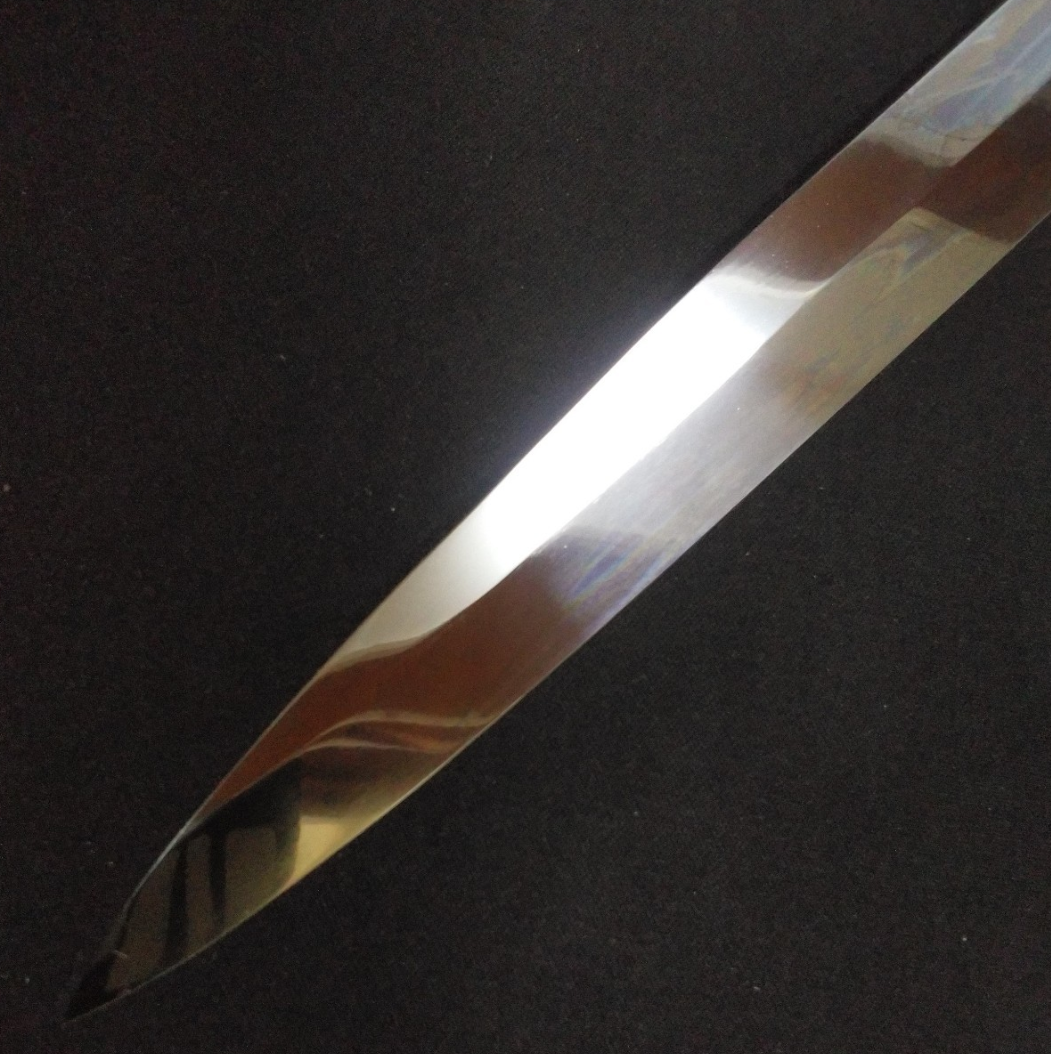 Super Steel (Honyaki) Fuguhiki 300mm-Mirror Polished(both side) -Left-handed