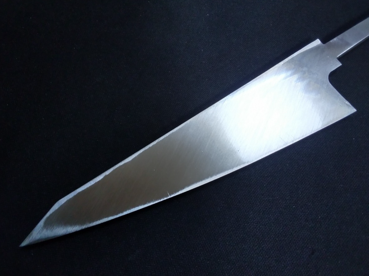 Super Steel (Honyaki) Garasaki  120mm-Mirror Polished(one side)