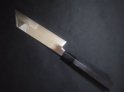 Super Steel (Honyaki) Mukimono 180mm-Mirror Polished (both sides)