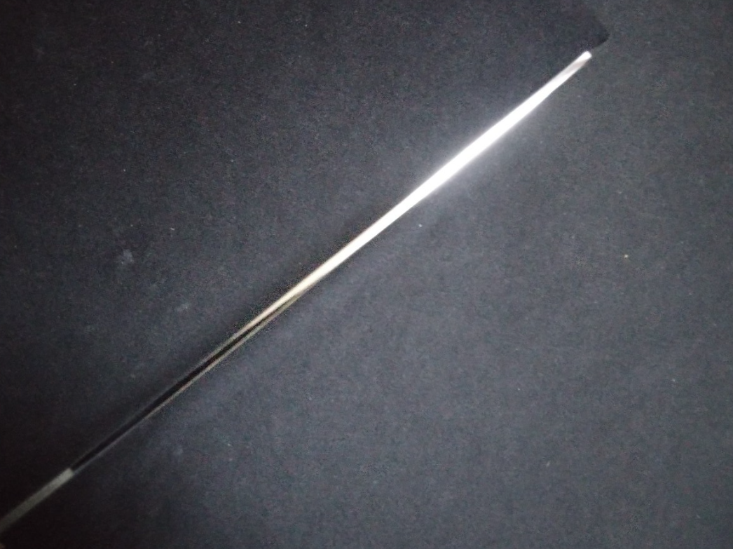 Super Steel (Honyaki) Mukimono 180mm-Mirror Polished(both sides)