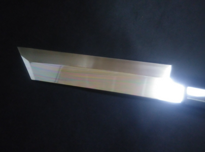 Super Steel (Honyaki) Mukimono 180mm-Mirror Polished (both sides)