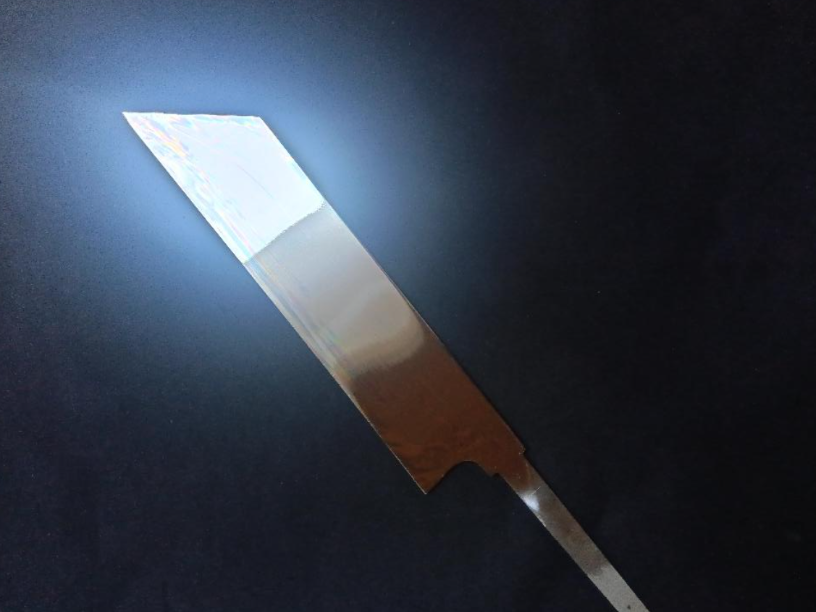 Super Steel (Honyaki) Mukimono 180mm-Mirror Polished (both sides)