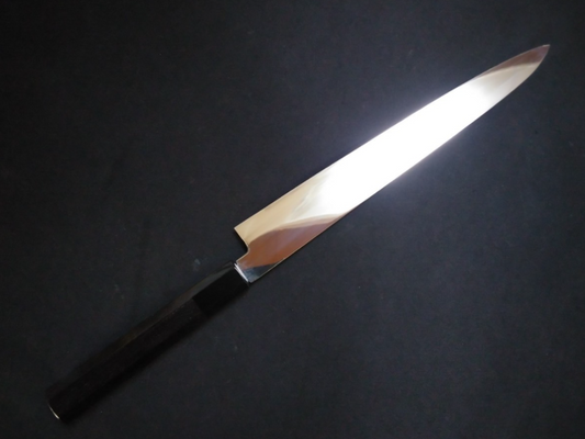 Super Steel (Honyaki)  Sujihiki  240mm-Mirror Polished(both sides)