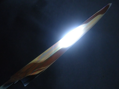 Super Steel (Honyaki)  Sujihiki  360mm-Mirror Polished (both sides)