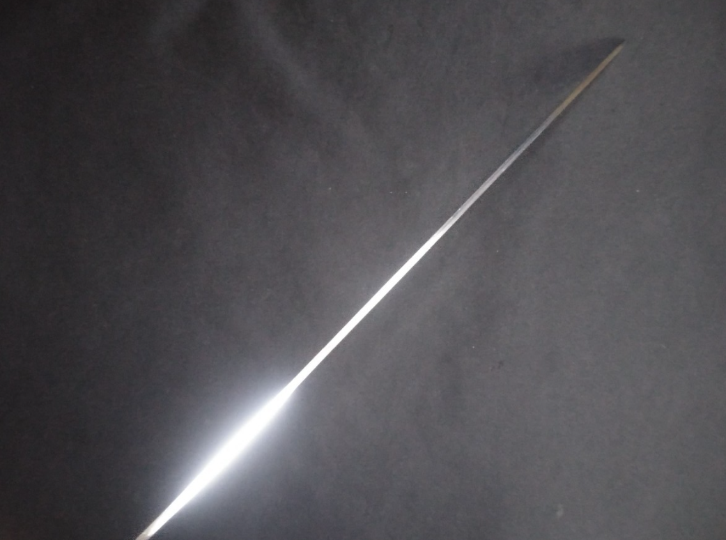 Super Steel (Honyaki)  Sujihiki  360mm-Mirror Polished (both sides)