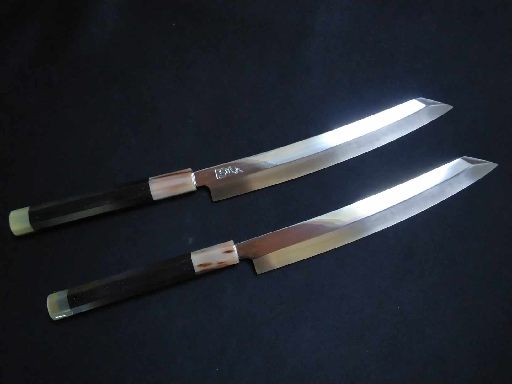 Super Steel(Honyaki) Yanagiba(Kiritsuke) 210mm-Mirror Polished(one side)