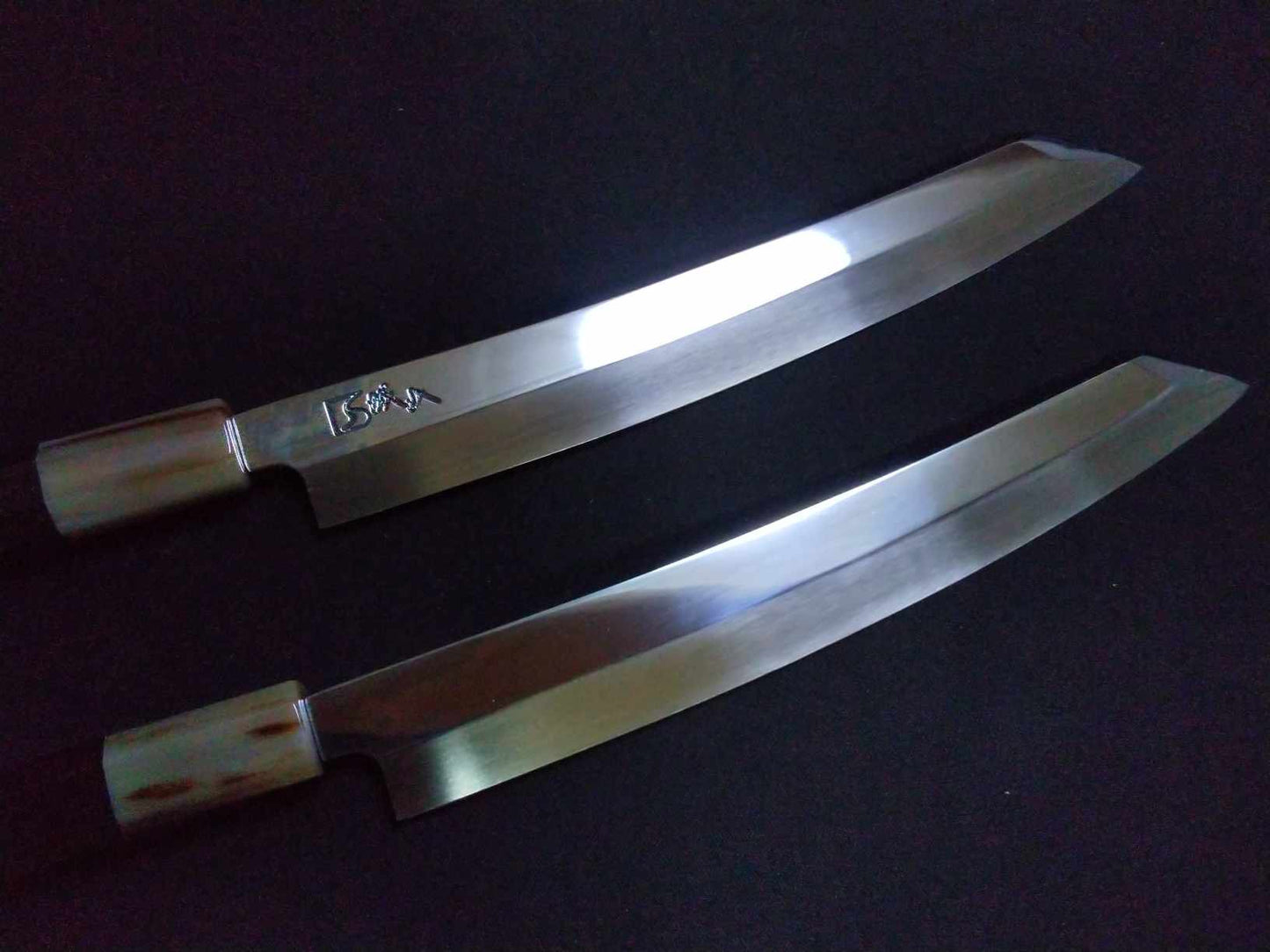 Super Steel(Honyaki) Yanagiba(Kiritsuke) 210mm-Mirror Polished(one side)