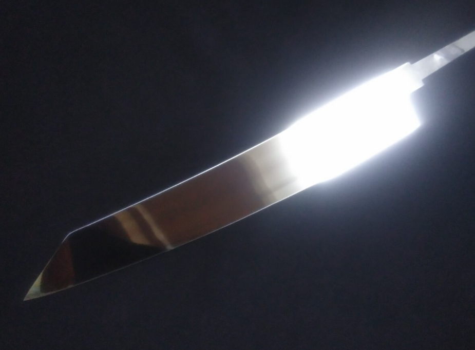 Super Steel (Honyaki) Yanagiba (Kiritsuke) 330mm-Mirror Polished (both sides)