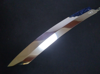 Super Steel (Honyaki) Yanagiba (Kiritsuke) 360mm-Mirror Polished (both sides)