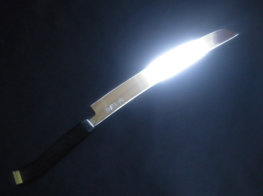 Super Steel (Honyaki) Yanagiba (Sakimaru) 270mm-Mirror Polished (both sides)