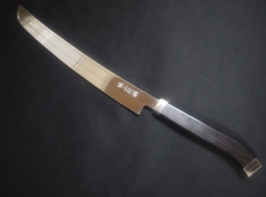 Super Steel (Honyaki) Yanagiba (Sakimaru) 270mm-Mirror Polished (both sides)