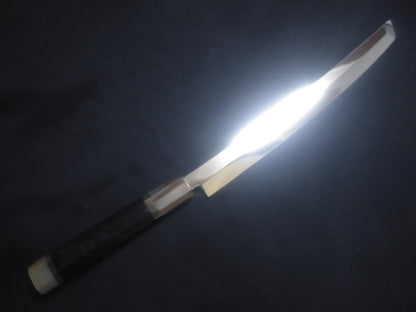 Super Steel (Honyaki) Yanagiba (Sakimaru) 270mm - Mirror Polished (both sides) – Reserved for Jerry