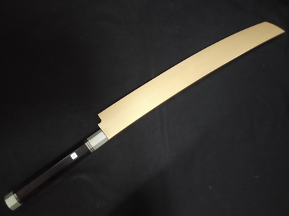 Super Steel (Honyaki) Yanagiba(Sakimaru) 450mm-Mirror Polished(both sides)