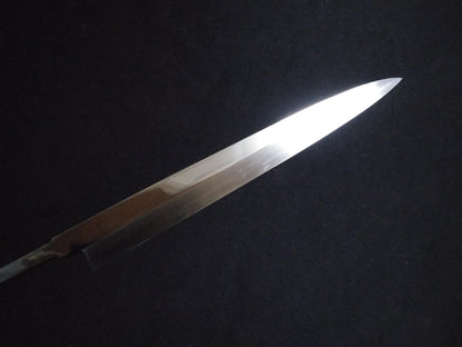 Super Steel (Honyaki) Yanagiba(Ultra thin) 270mm -Mirror Polished(one side)