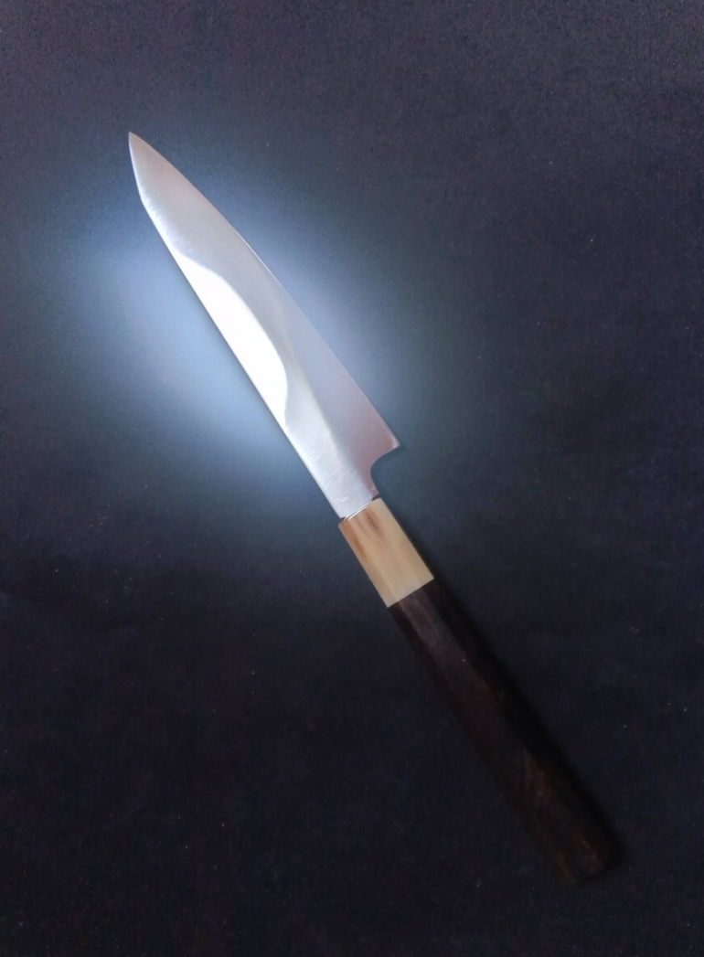 Super Steel (Honyaki) Petty 150mm -Polished (both sides)