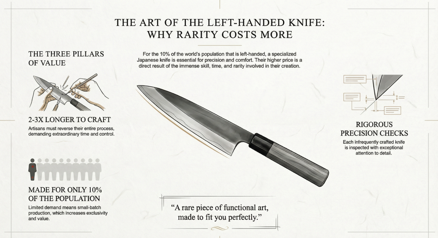 The Left-Handed Blade Precision Crafted Against the Grain