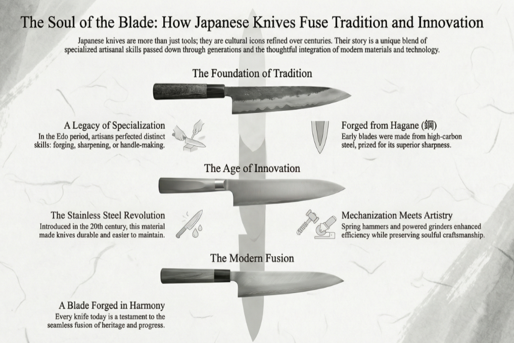 The Soul of the Blade How Japanese Knives Fuse Tradition and Innovation