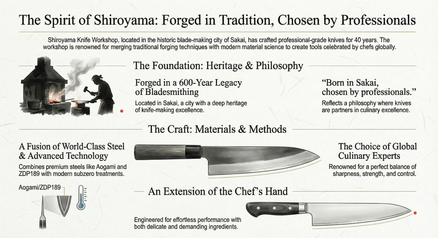 The Spirit of Shiroyama: Forged in Tradition, Chosen by Professionals