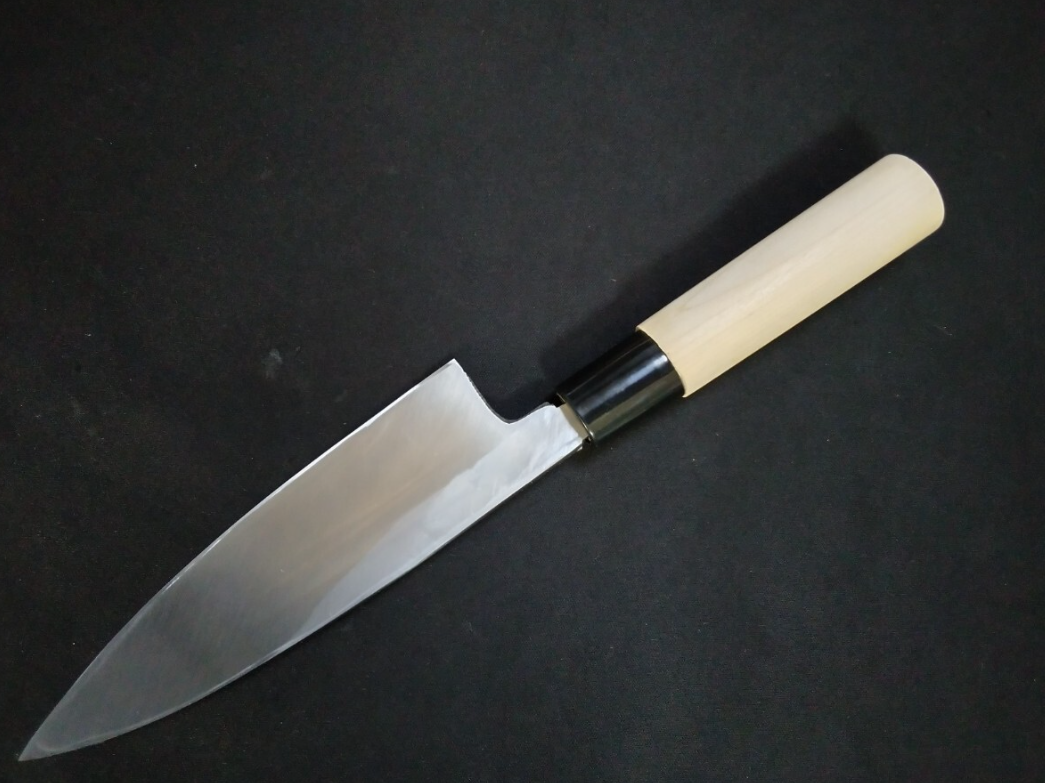 White Steel #2 Funayuki Deba 150mm-Kido Finishing -Left handed