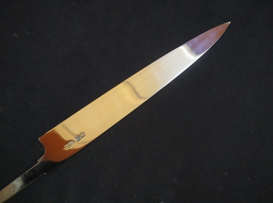 White Steel #2 Yanagiba 210mm- Mirror Polished (both sides)