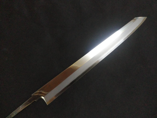White Steel #2 Yanagiba (Kiritsuke) 330mm-Mirror Polished(one side)