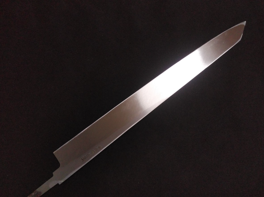 White Steel #2 Yanagiba (Kiritsuke) 330mm-Mirror Polished(one side)