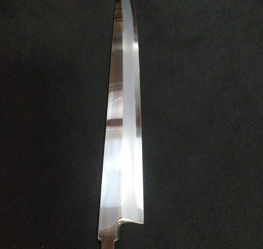 White Steel #2 Yanagiba (Kiritsuke) 330mm-Mirror Polished(one side)