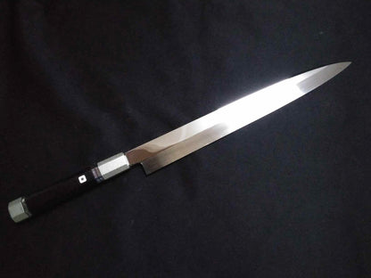 White Steel#2 (Honyaki-Aburayaki) Yanagiba 300mm-Mirror Polished(both sides)