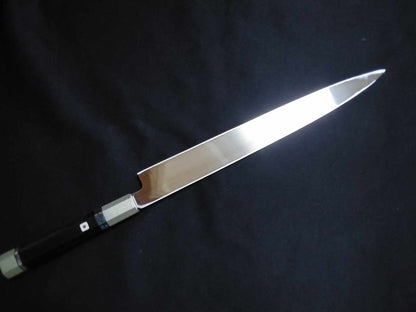 White Steel#2 (Honyaki-Aburayaki) Yanagiba 300mm-Mirror Polished(both sides)