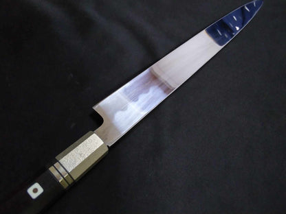 White Steel#2 (Honyaki-Aburayaki) Yanagiba 300mm-Mirror Polished(both sides)