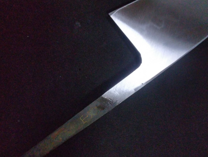 White Steel #2 (Honyaki-Mizuyaki) Deba 180mm-Mirror Polished(one side)