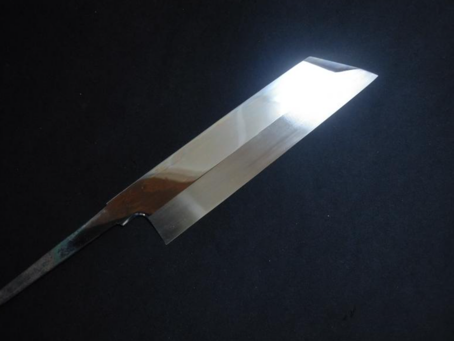 White Steel #2 (Honyaki-Mizuyaki) Mukimono 180mm-Mirror Polished(one side)