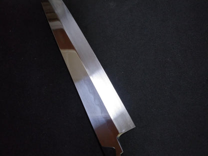 White Steel #2 (Honyaki-Mizuyaki) Yanagiba 240mm-Mirror Polished(one side)