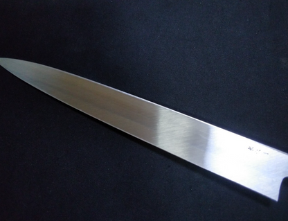 White Steel #2 (Honyaki-Mizuyaki) Yanagiba 240mm-Mirror Polished(one side)