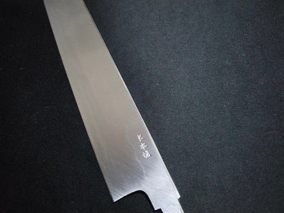 White Steel #2 (Honyaki-Mizuyaki) Yanagiba 240mm-Mirror Polished(one side)