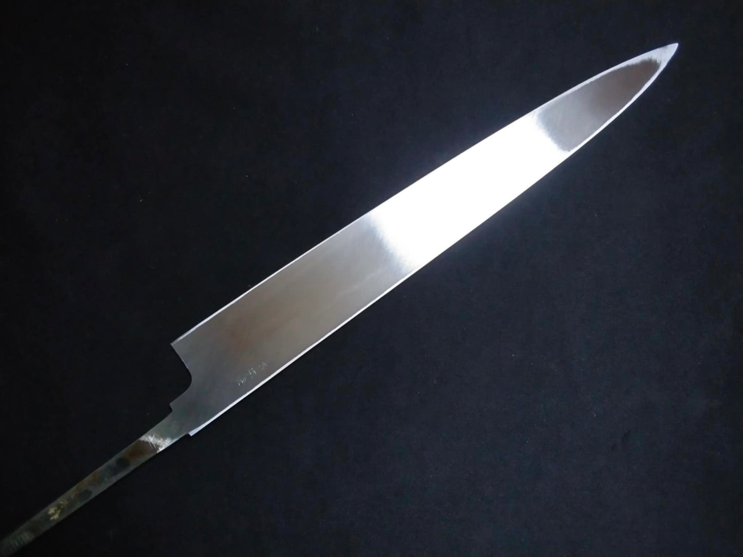 White Steel #2 (Honyaki-Mizuyaki) Yanagiba 240mm-Mirror Polished(one side)