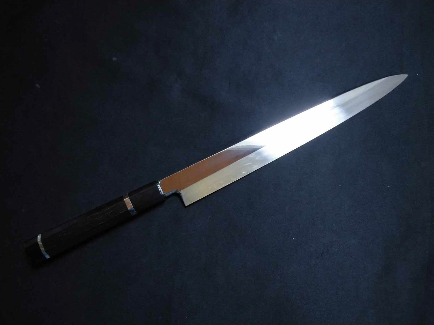 White Steel#2 (Honyaki-Mizuyaki) Yanagiba 300mm-Mirror Polished(one side)